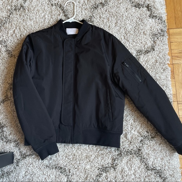 Oak + Fort// black bomber jacket - Picture 2 of 5